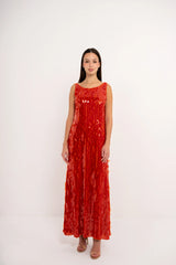 فستان اورنج مطرّز